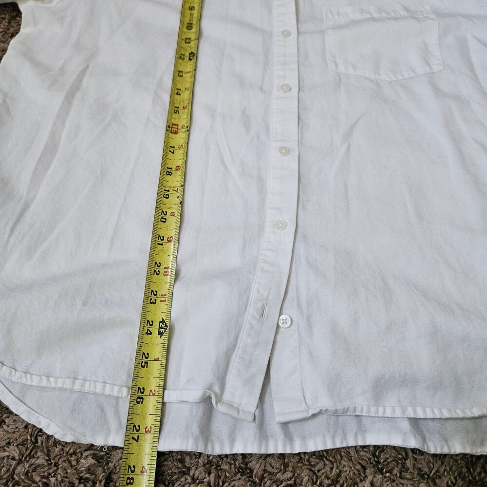 Madewell Drapey Oversized Boyshirt in Pure White Large - Picture 7 of 7